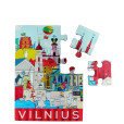 Magnetas dėlionė Vilniaus miesto panorama
